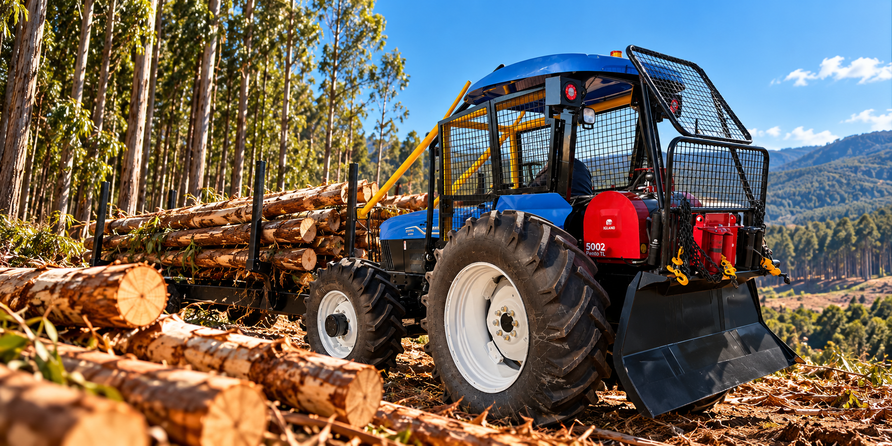 Forestry machinery and equipment for timber and forest management